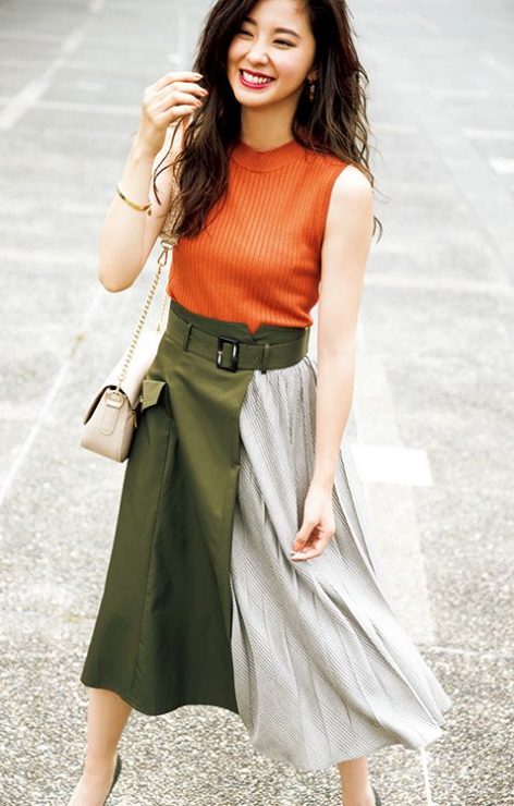 春夏　流行　穿搭